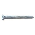 Midwest Fastener Sheet Metal Screw, #4 x 1-1/2 in, Zinc Plated Steel Flat Head Phillips Drive, 100 PK 50842